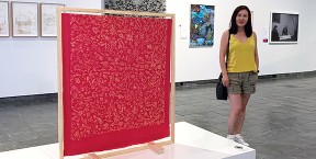 Rozana Lee with 2021 NCAA Peoples Choice Award artwork news