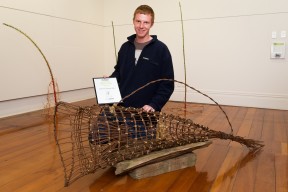 Winner Nick Elliot with Rustic Hinaki